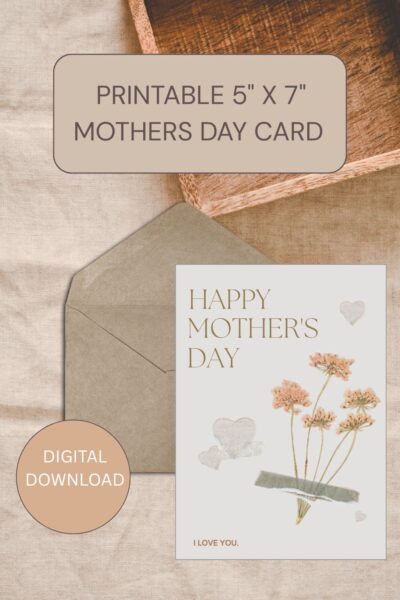 Printable Mother’s Day Card Template - Image 3