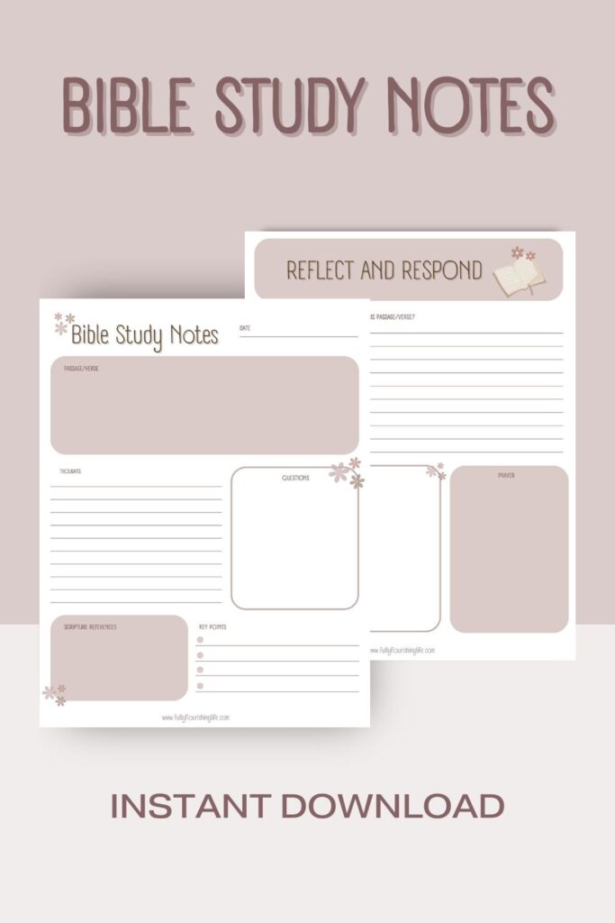 Bible Study Notes